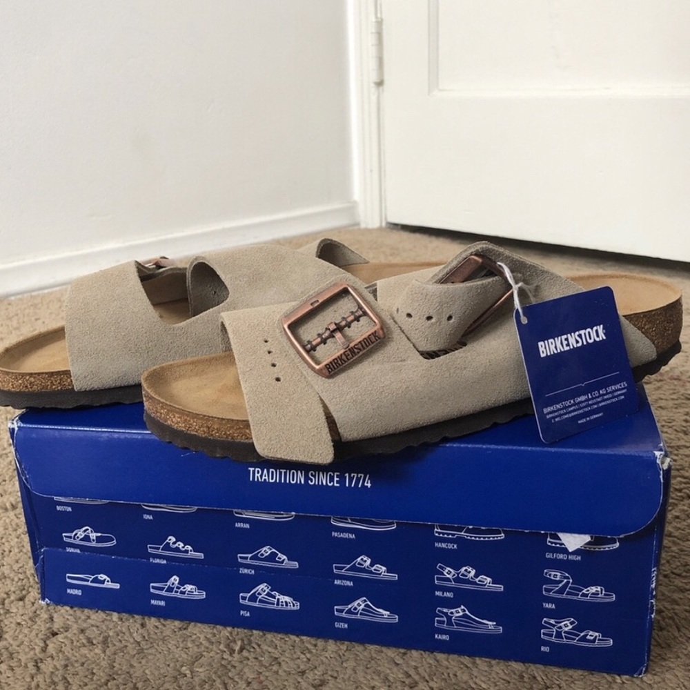 Women’s Birkenstock ArizonaBS Leather/Taupe